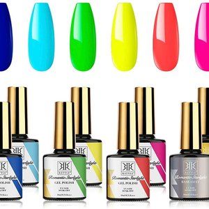 Neon Gel Nail Polish Set